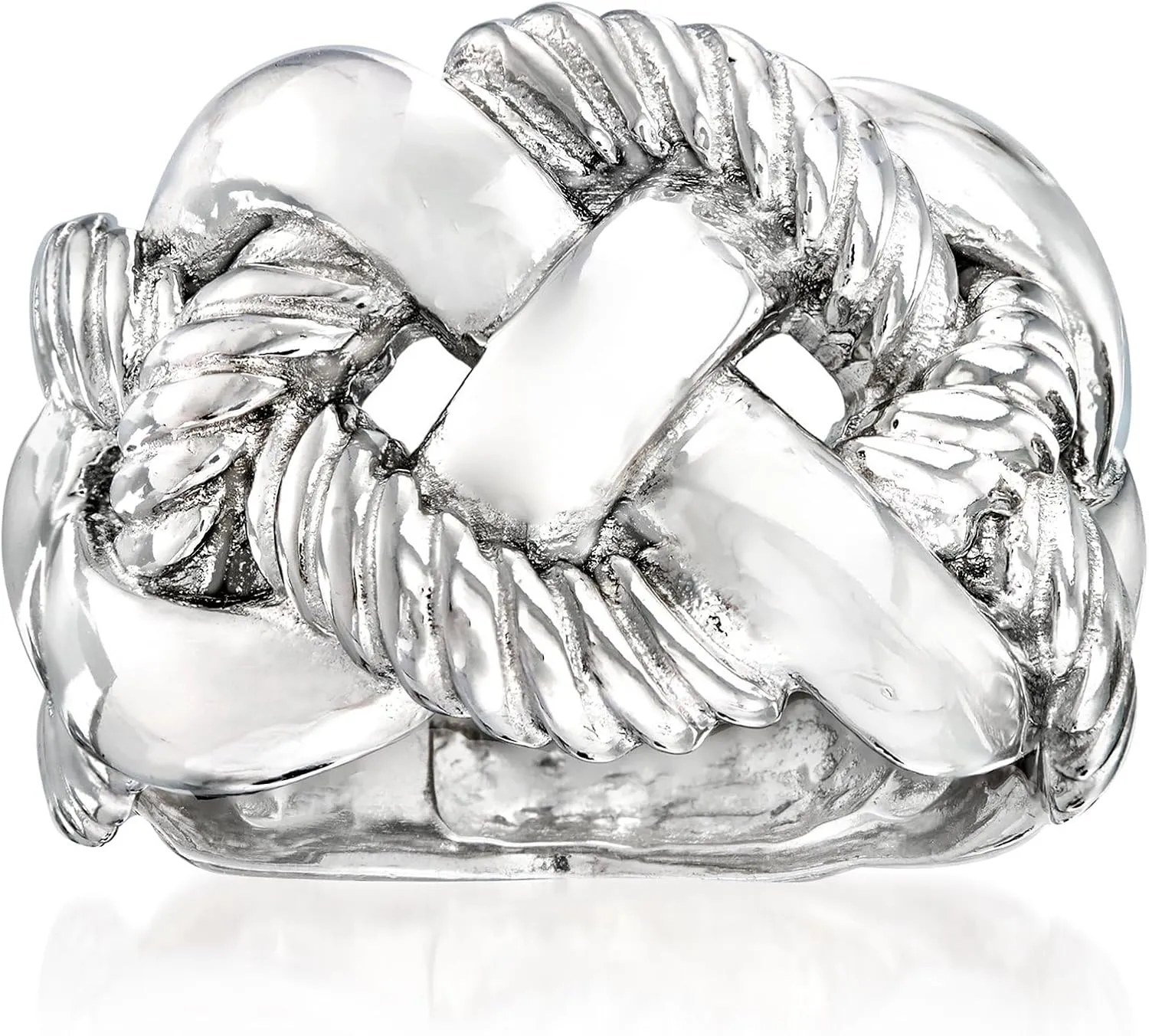 Ross-Simons Italian Sterling Roped Ring