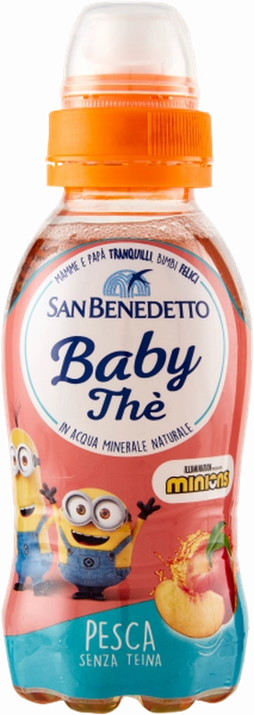 SAN BENEDETTO BABY TEA DETEINATED PEACH PET 250 ML (24 in a box)