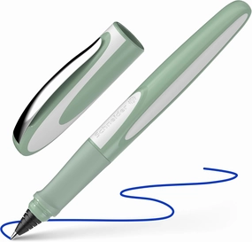 Schneider 187813 Ray Rollerball Pen (Refillable with Standard Ink Cartridges, Suitable for Right and Left-Handed Users) Pistacchio