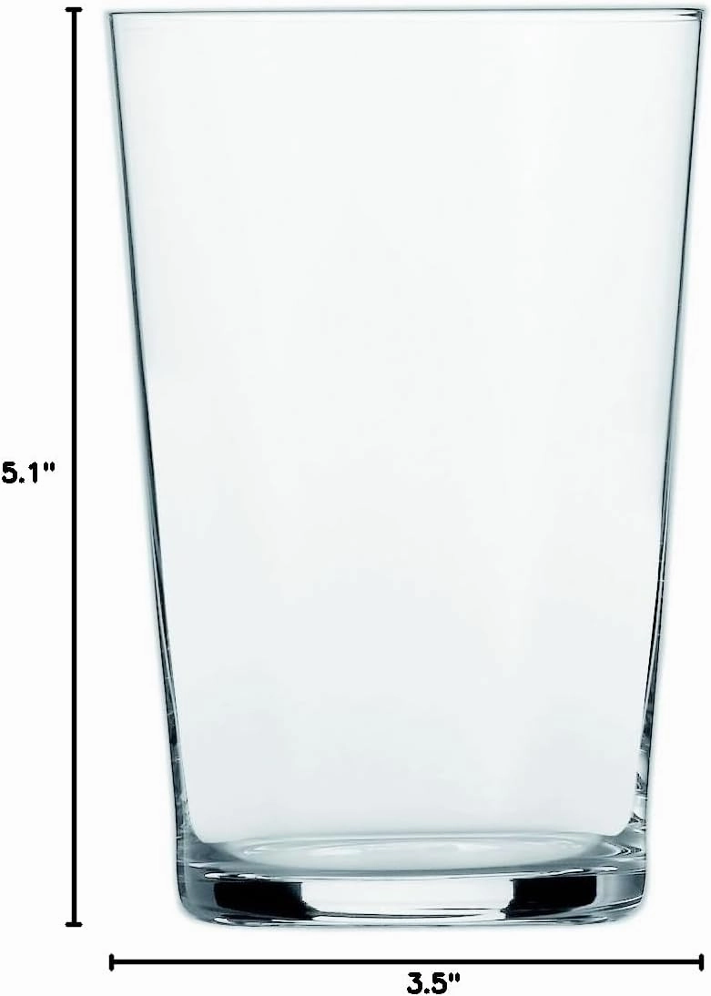 Schott Zwiesel 115850 Tumbler, Clear, 18.9 fl oz (539 ml), Basic Bar Selection Soft Drinks, 18 oz, Pack of 6