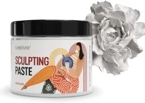 Sculpture Paste - Paper Paste for Sculpting - White Matte, 500 ml (16.9 fl oz)