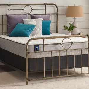 Sealy Essentials Spring Summer Elm Firm Feel Mattress and 5-Inch Foundation, Full