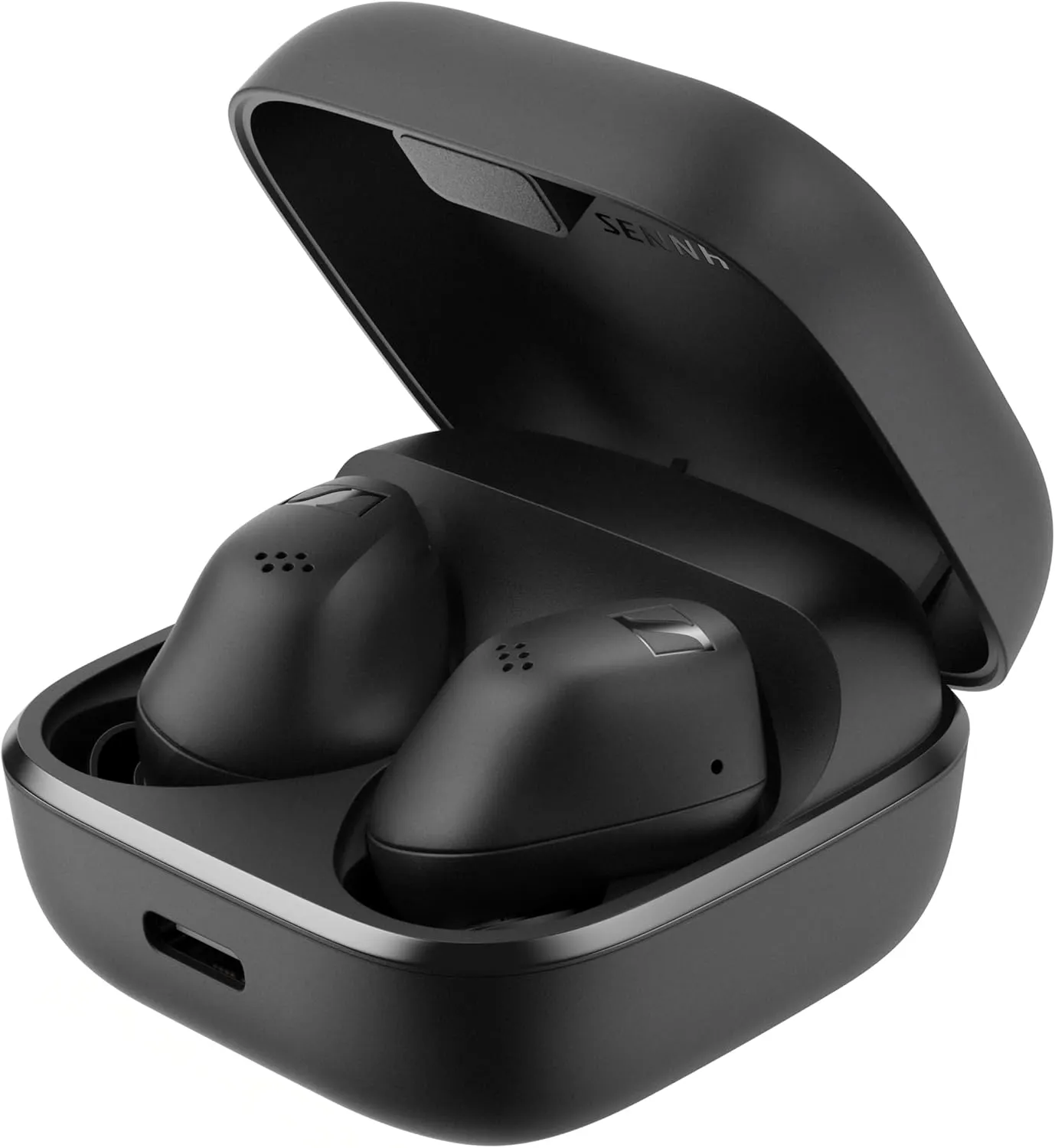 Sennheiser ACCENTUM True Wireless Earbuds - Crystal-Clear Sound with Hybrid ANC, Ergonomic Design, 28-Hour Battery Life, Touch Interface and Dual Mic Call Quality, Black