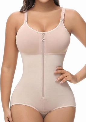 SHAPSHE Fajas Colombianas Moldeadoras Body Shaper Post Surgery Compression Garment Shapewear Tummy Control with Zipper