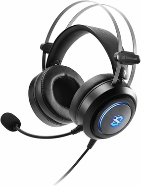 Sharkoon SHA-SGH30 Gaming Headset, Virtual 7.1 Compatible (Windows Only), Compatible with PC/PlayStation 4/PlayStation 5