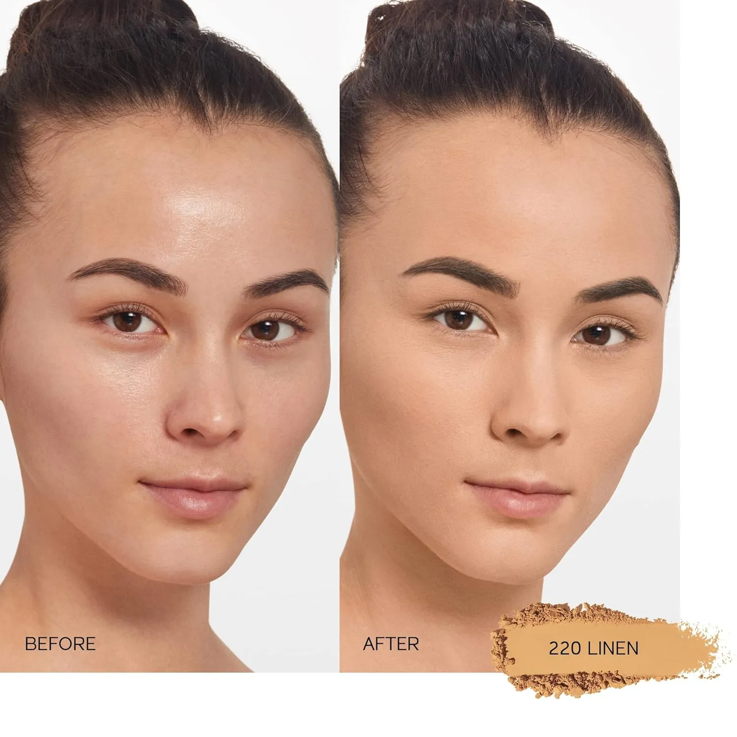 Shiseido Synchro Skin Self-Refreshing Custom Finish Powder Foundation - 24-Hour Sheer-to-Medium Buildable Coverage with Shine Control - Smudge Proof & Non-Comedogenic