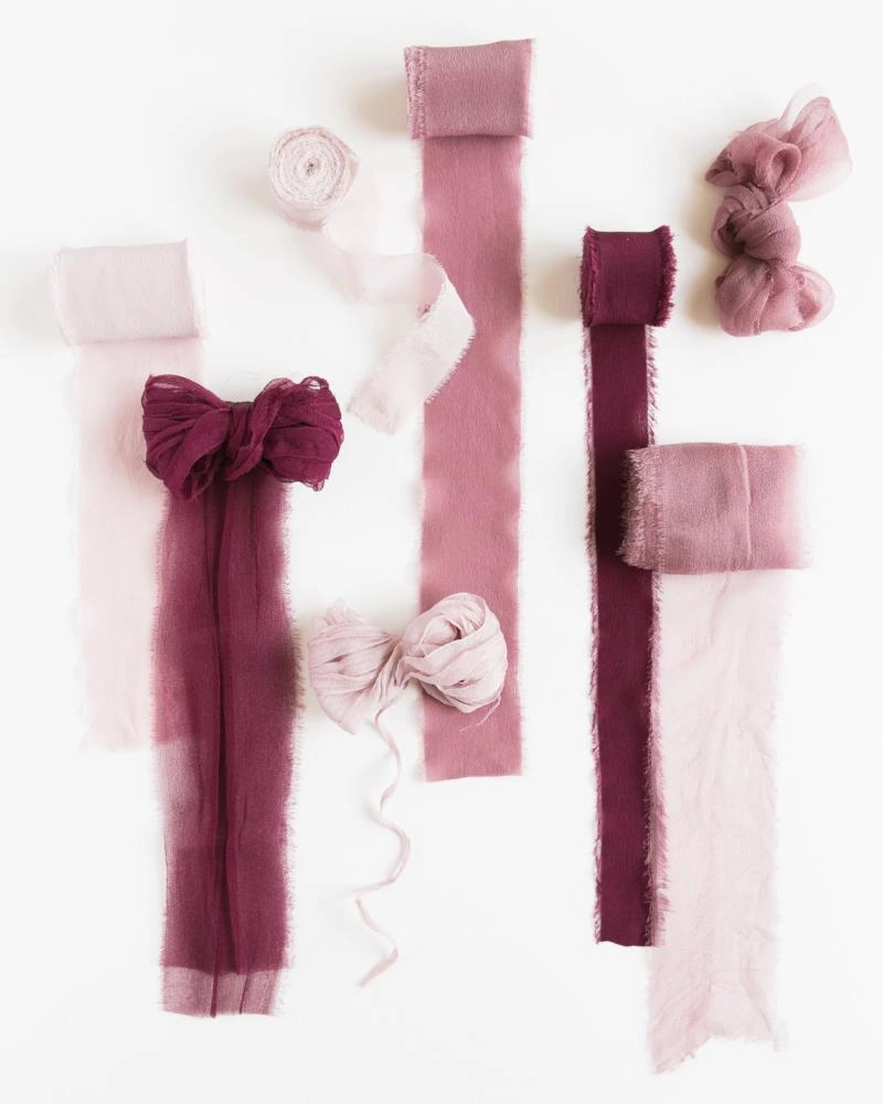 Silk Classic Ribbon in Berry