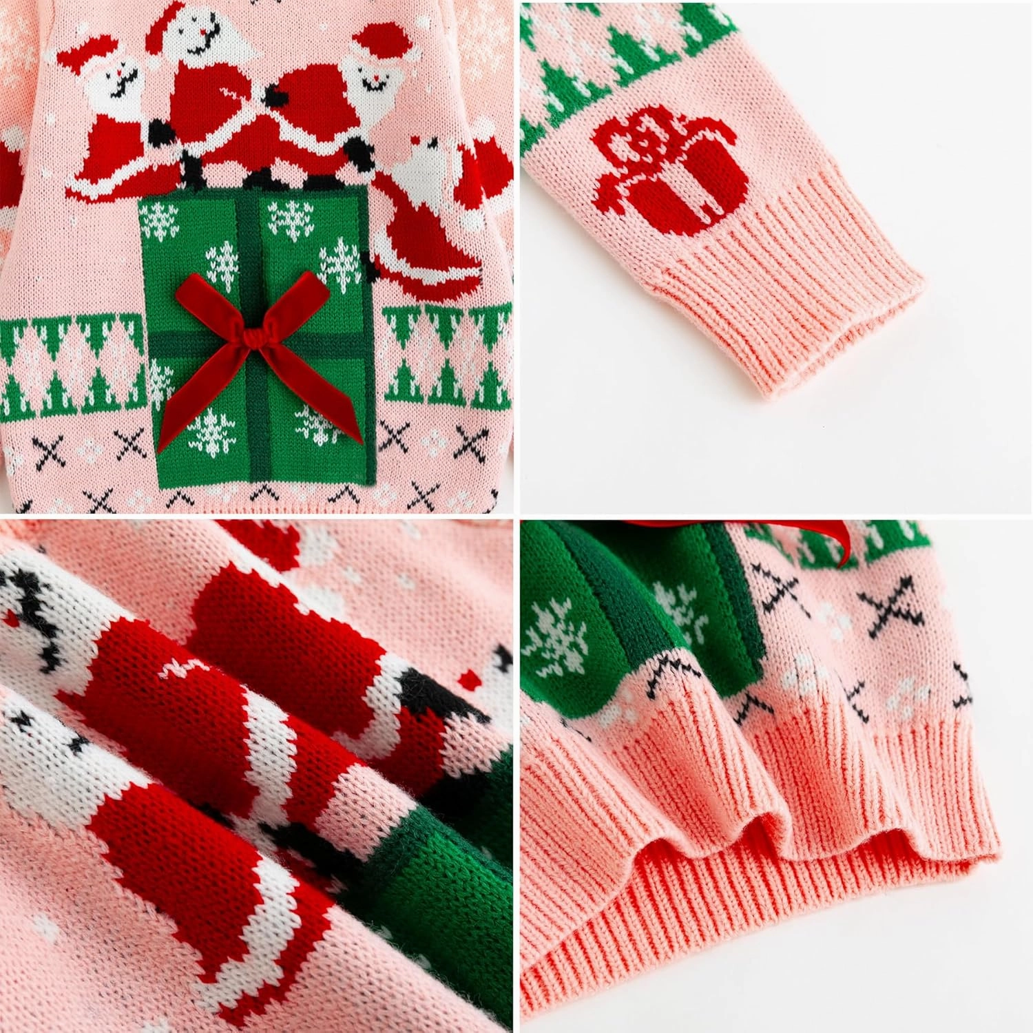 Simplee kids Ugly Christmas Sweater Family Matching Outfits for Women Men Party Sweaters Knitted Pullover