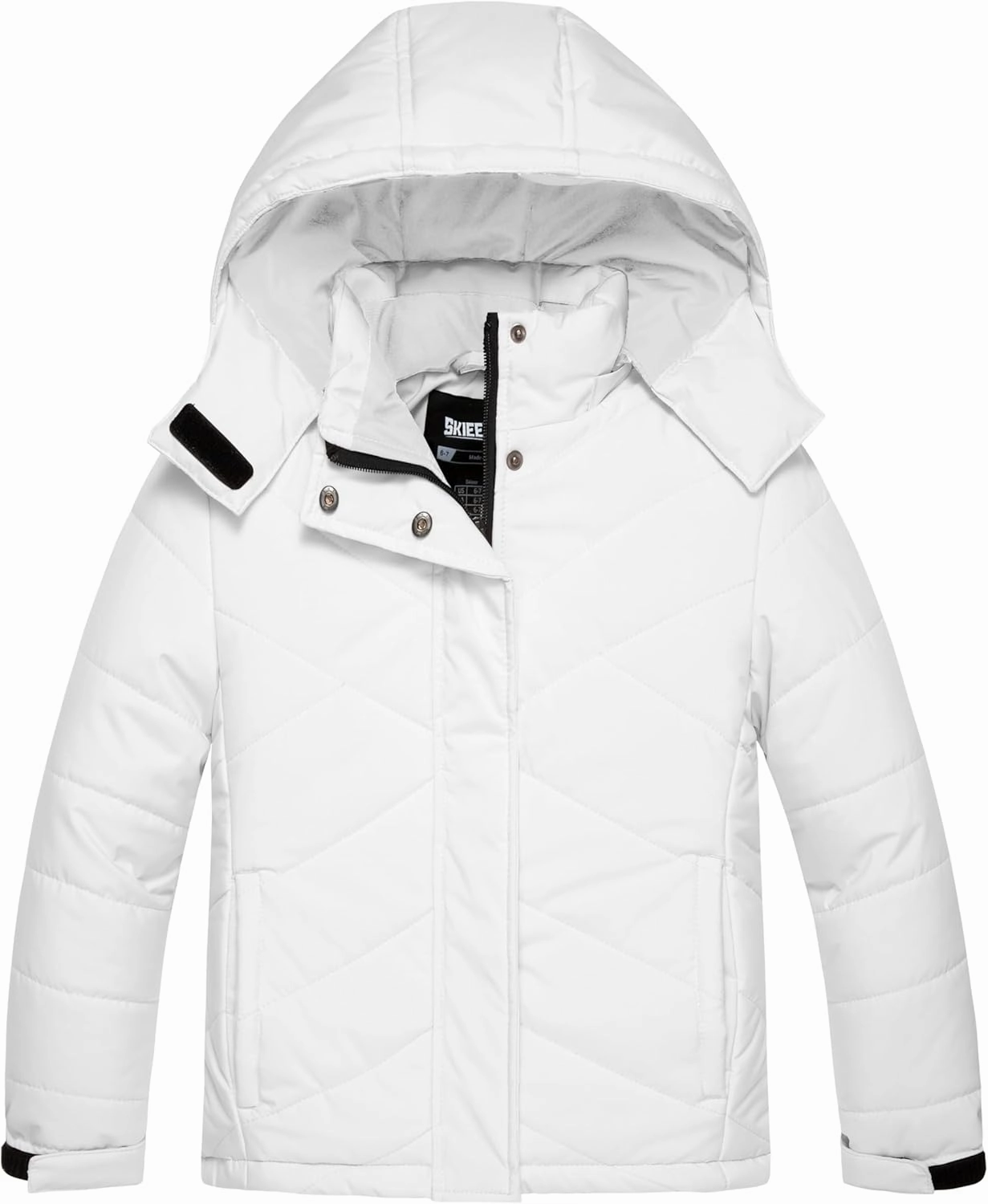 Skieer Girls' Waterproof Ski Jacket Warm Windproof Snow Winter Coat