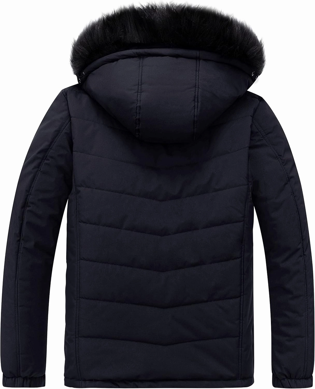 Skieer Men's Waterproof Ski Jacket Windproof Winter Coat Hooded Puffer Jacket Snowboard Rain Jacket