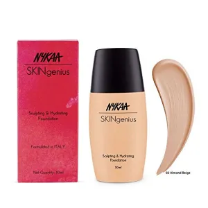 SKINgenius Sculpting & Hydrating Foundation - Almond Beige 02 (30ml)