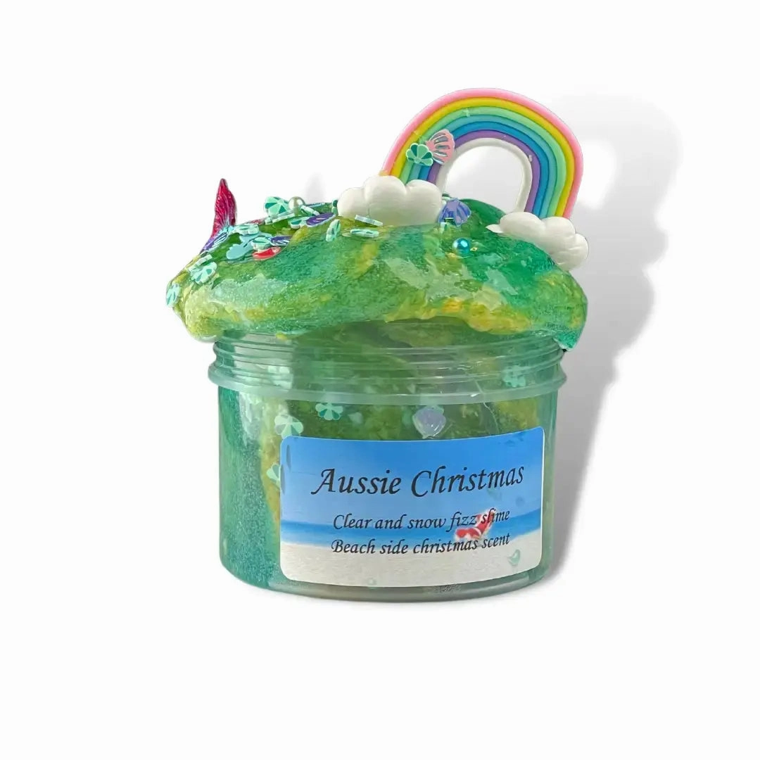 Snow fizz & Clear Aussie Christmas Special Slime