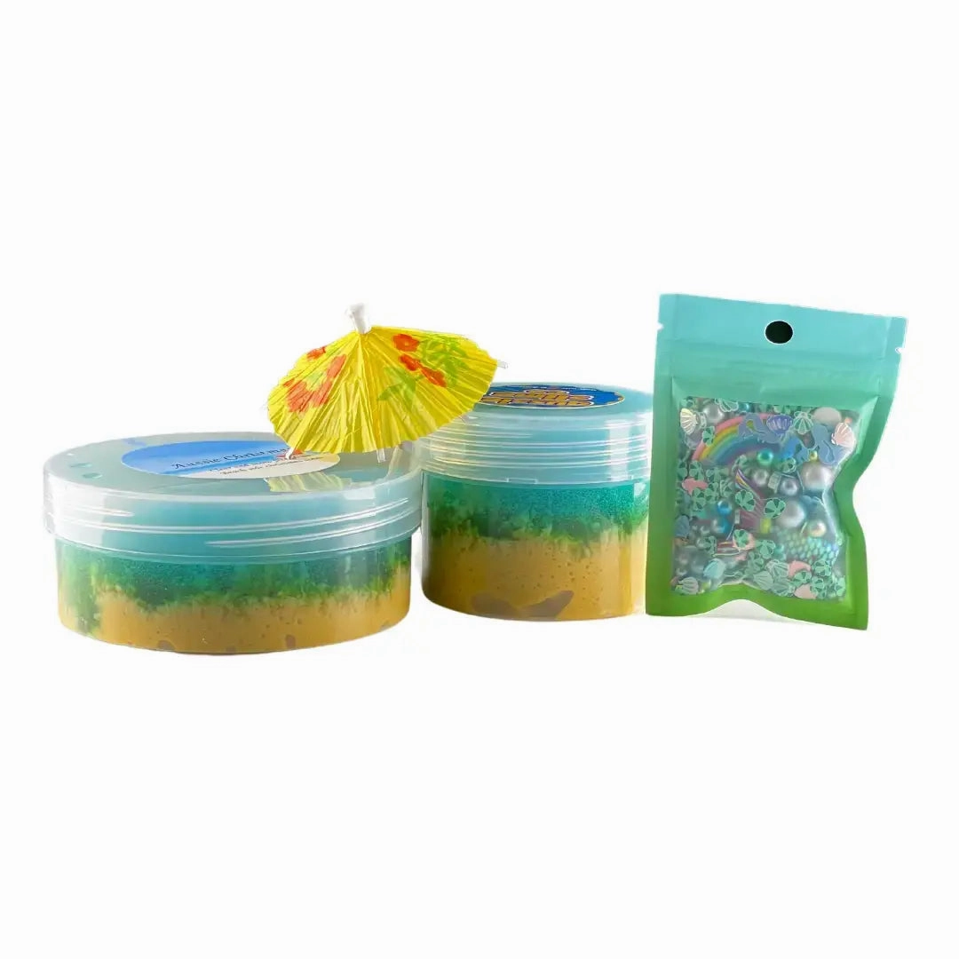Snow fizz & Clear Aussie Christmas Special Slime