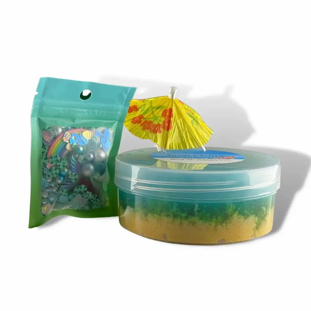 Snow fizz & Clear Aussie Christmas Special Slime