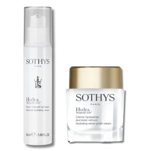 Sothys Hydrating Serum & Velvet Cream Set, Deep Hydration Care