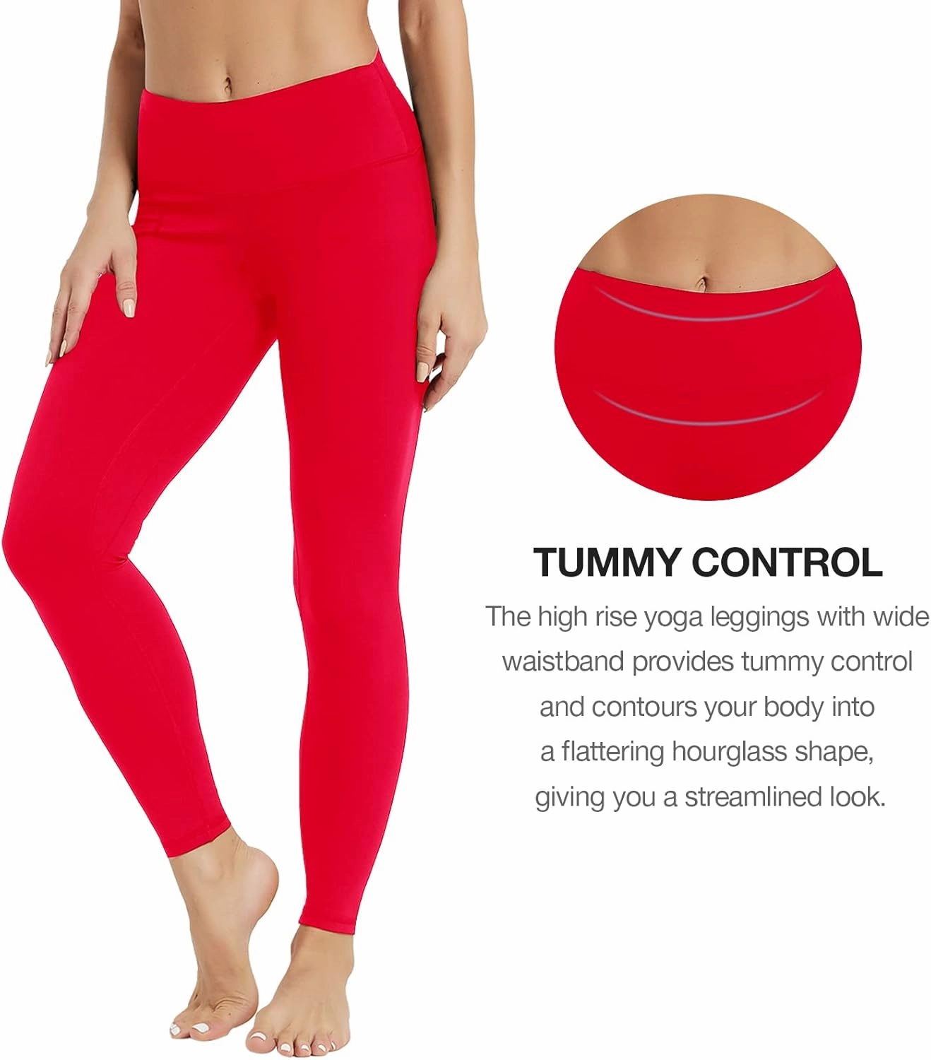 SP3LOPS Yoga Pants with Pockets for Women High Waisted Tummy Control Women's Buttery Soft Yoga Workout Leggings Running Pants