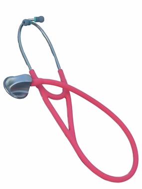 Specialist, Single Head Cardiology Stethoscope, Professional Quality, Long Tube, K971 Pink