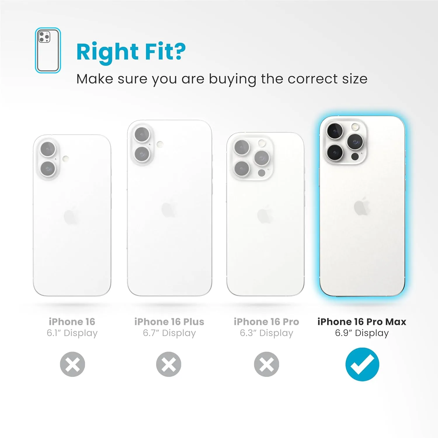 Speck Clear iPhone 16 Pro Max Case MagSafe   ClickLock - Slim Phone Case iPhone 16 Pro Max - iPhone 16 Pro Max Phone Case - Presidio - Clear/Chrome