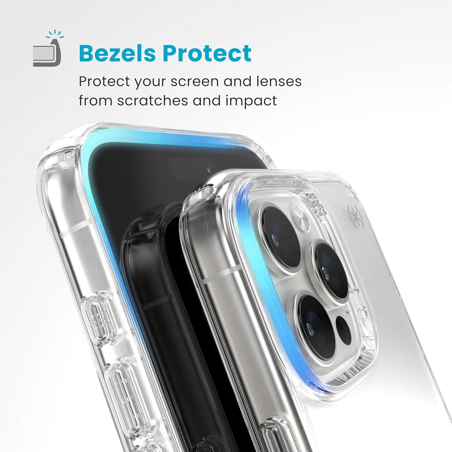 Speck Clear iPhone 16 Pro Max Case - Slim Presidio Perfect Clear