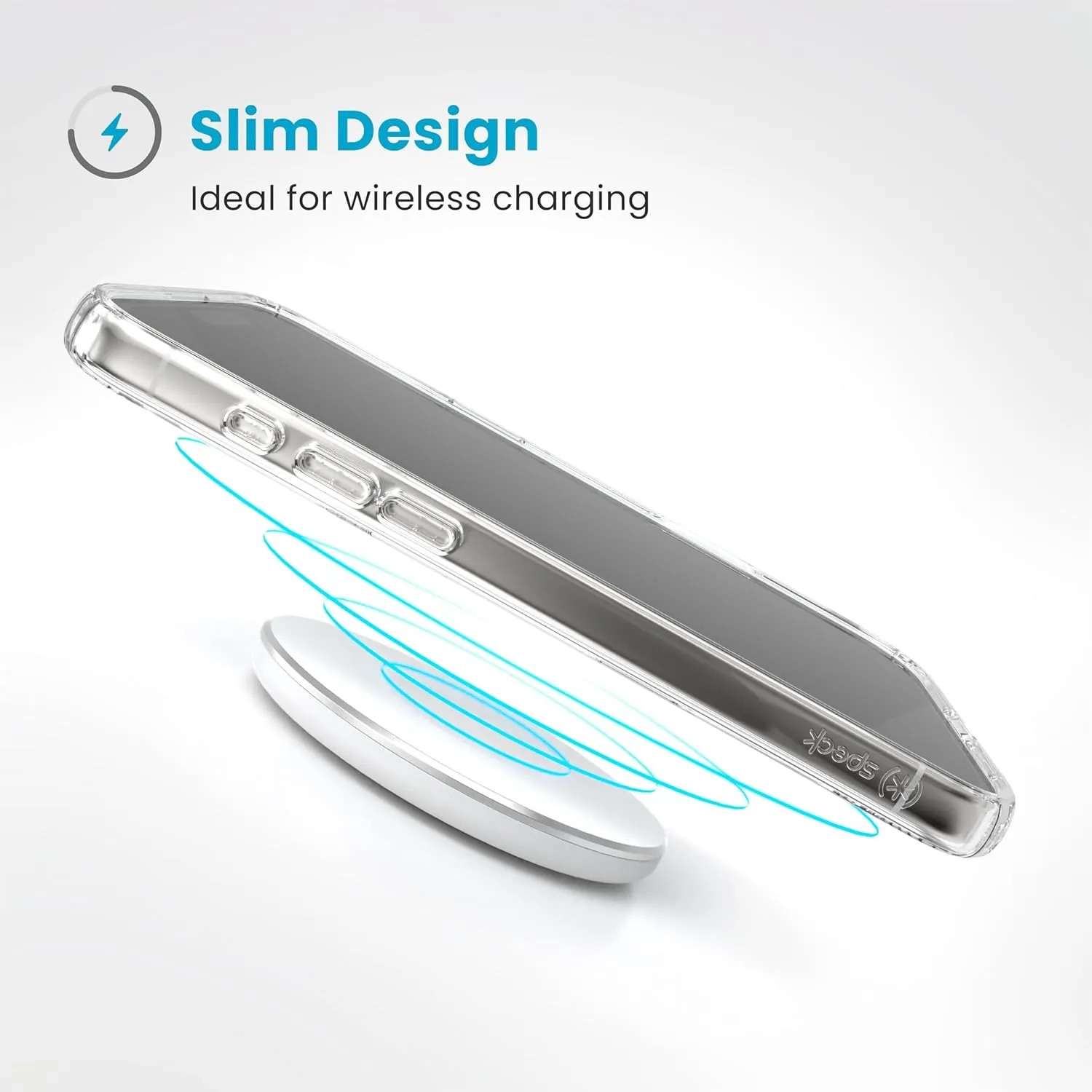 Speck Clear iPhone 16 Pro Max Case - Slim Presidio Perfect Clear