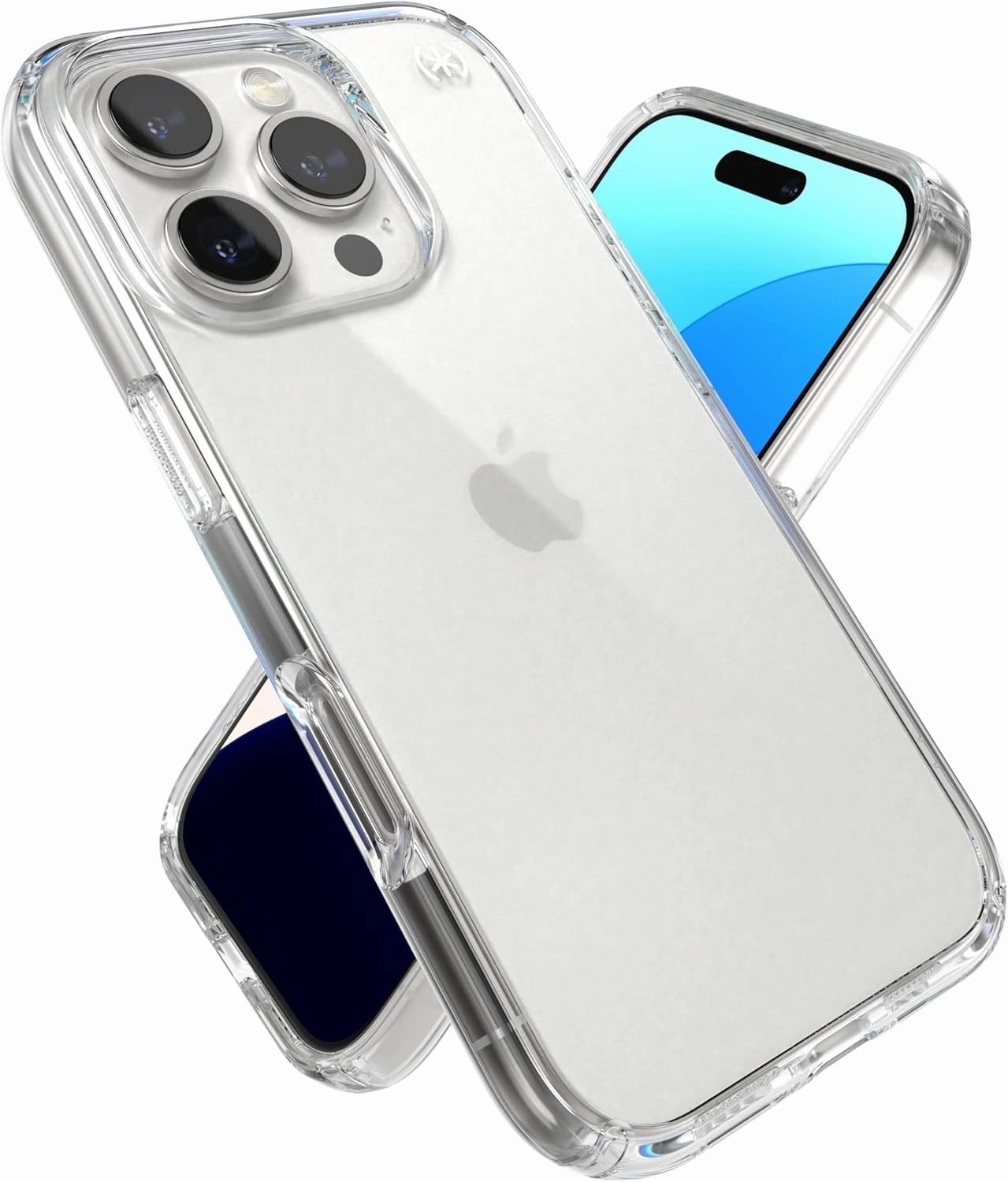 Speck Presidio Perfect Clear iPhone 16 Pro Case - Slim Phone Case