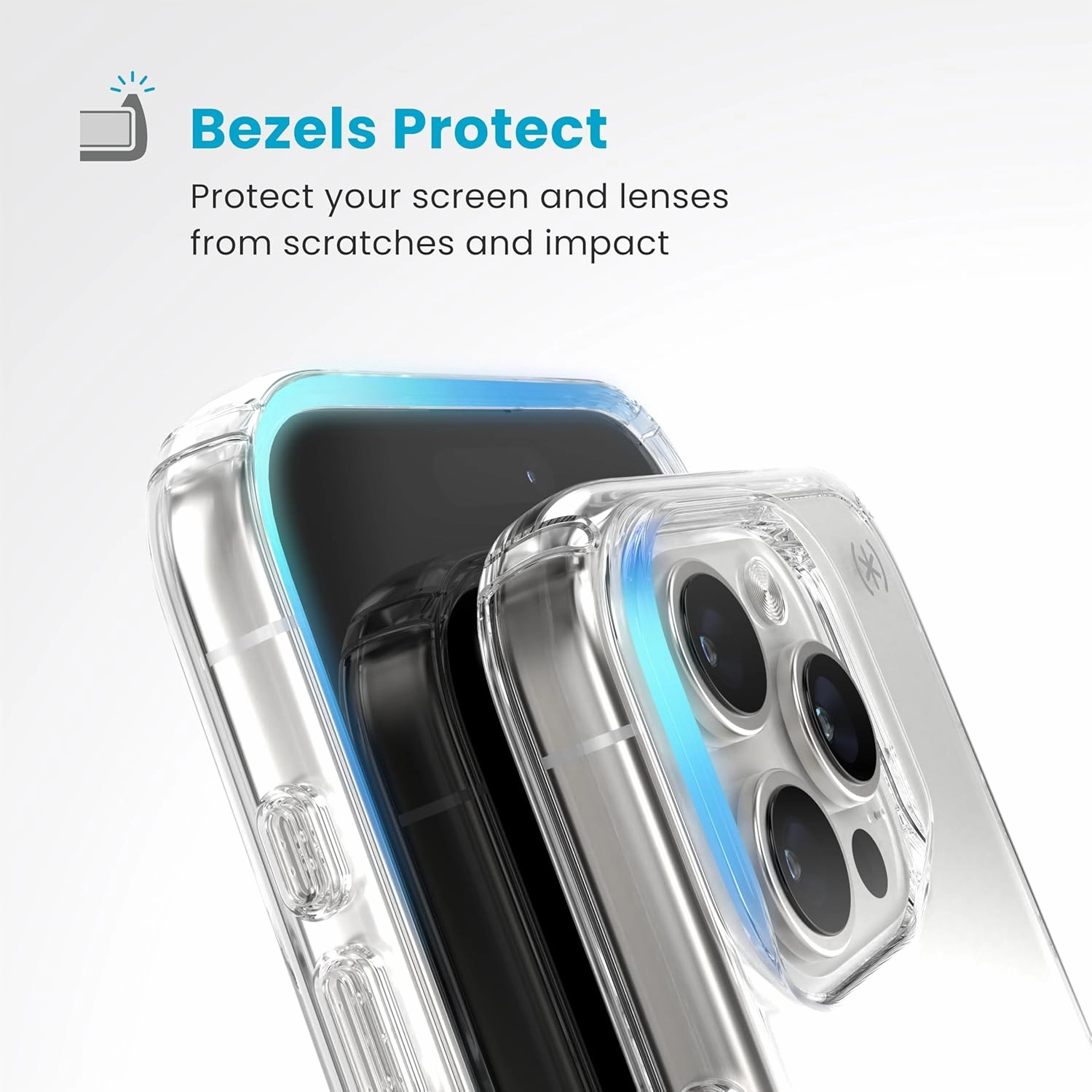 Speck Presidio Perfect Clear iPhone 16 Pro Case - Slim Phone Case