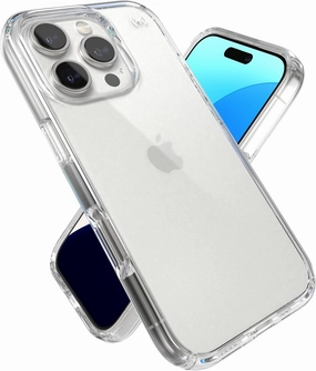 Speck Presidio Perfect Clear iPhone 16 Pro Case - Slim Phone Case