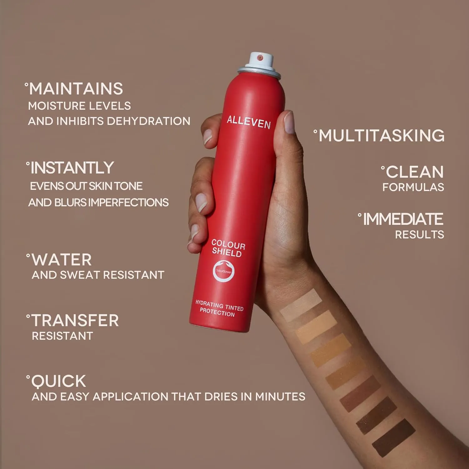 Spray Body Makeup Matte Finish, Opal 100 ml