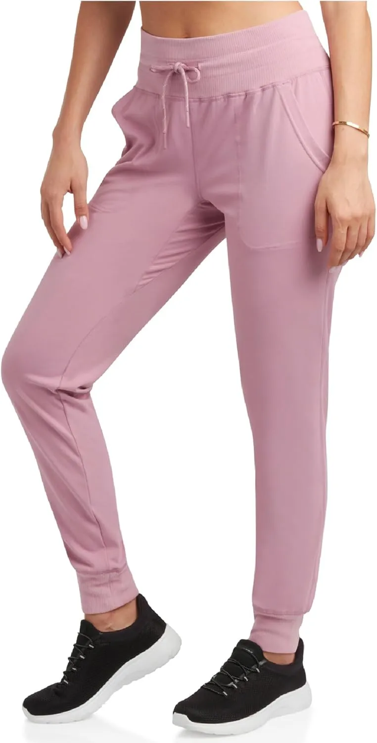 Spyder Women's Jogger Sweatpants - High Waisted Fleece Lined Athletic Joggers with Pockets for Casual Workout (Sizes: S-XL)