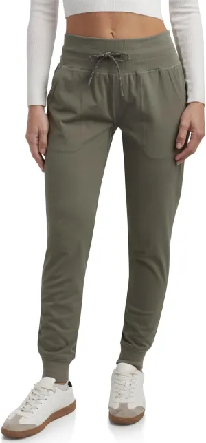 Spyder Women's Jogger Sweatpants - High Waisted Fleece Lined Athletic Joggers with Pockets for Casual Workout (Sizes: S-XL)