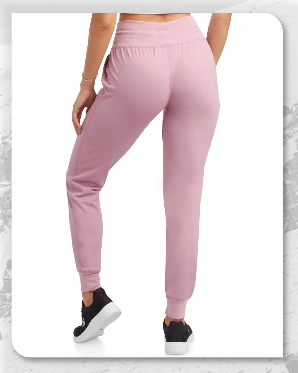 Spyder Women's Jogger Sweatpants - High Waisted Fleece Lined Athletic Joggers with Pockets for Casual Workout (Sizes: S-XL)