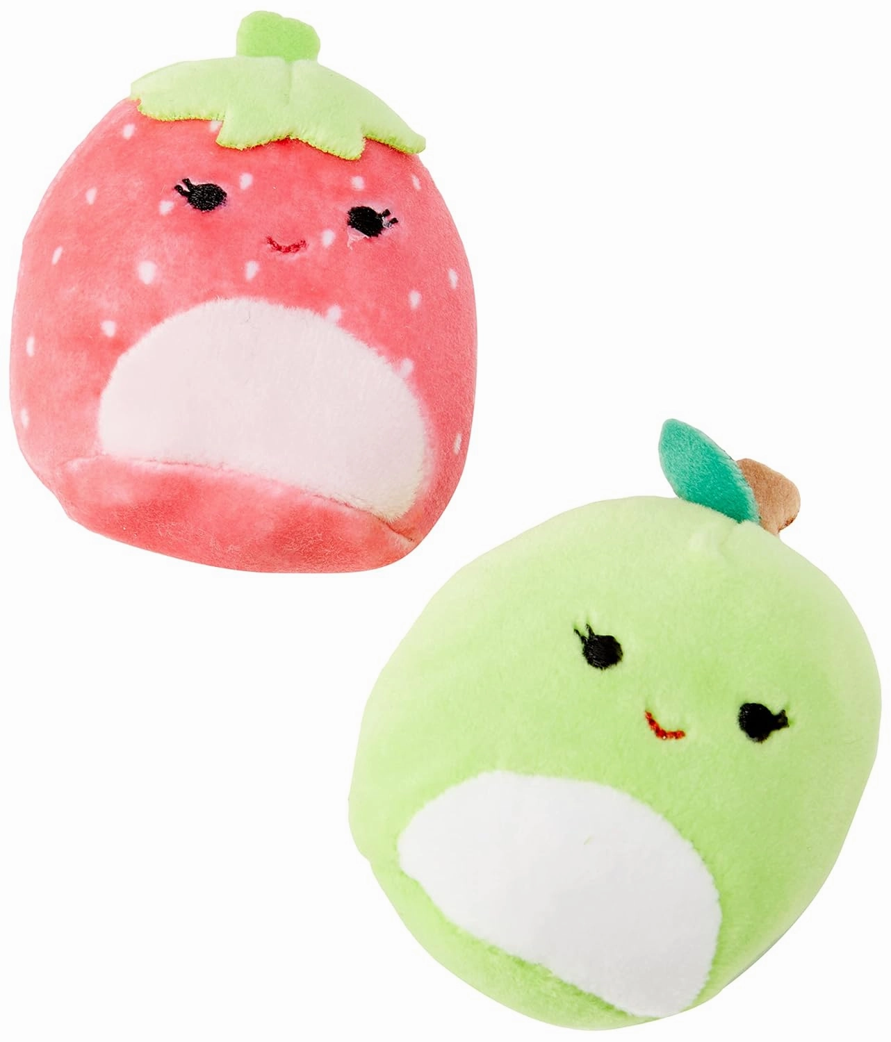 Squishville Squishmallows Mystery Mini Plush Fruit Squad, Six 2” Soft Minimallow Fruit Plush, Irresistibly Soft Colourful Fruits, Mini Peach, Pineapple, and Watermelon Squishmallows