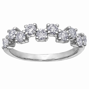 Staggered Canadian Diamond Band