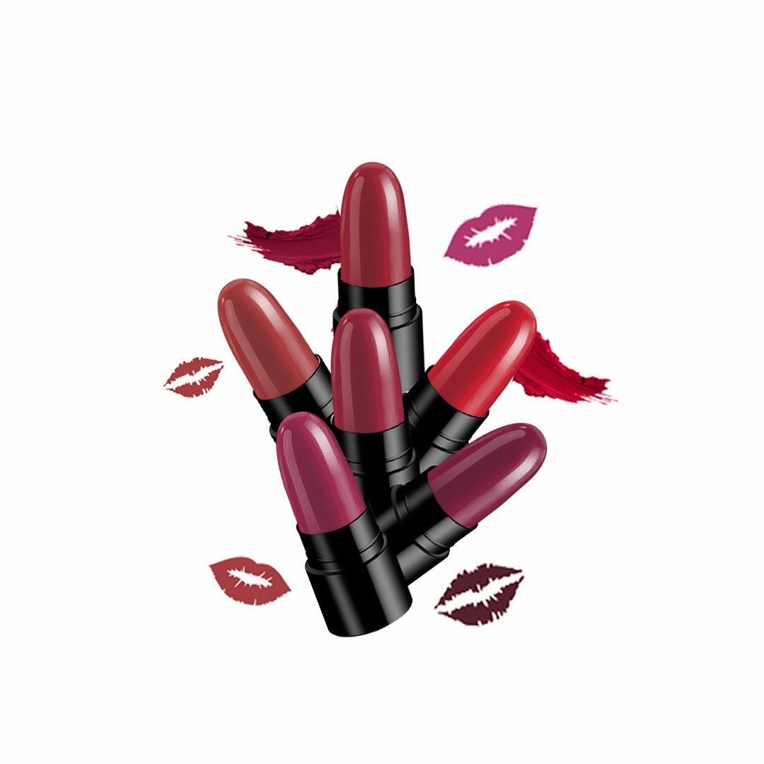 Stay Quirky Lipstick Soft and Super Matte Minis|12 in 1|Long l Multicolored| - Blow It With A Kiss Set of 12 Mini Lipsticks Kit 4 (14.4 g)
