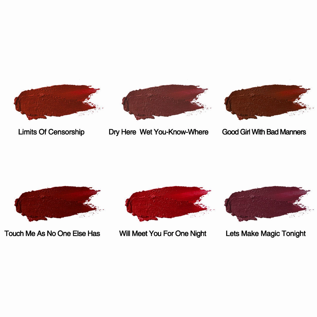 Stay Quirky Lipstick Soft and Super Matte Minis|12 in 1|Long l Multicolored| - Blow It With A Kiss Set of 12 Mini Lipsticks Kit 4 (14.4 g)