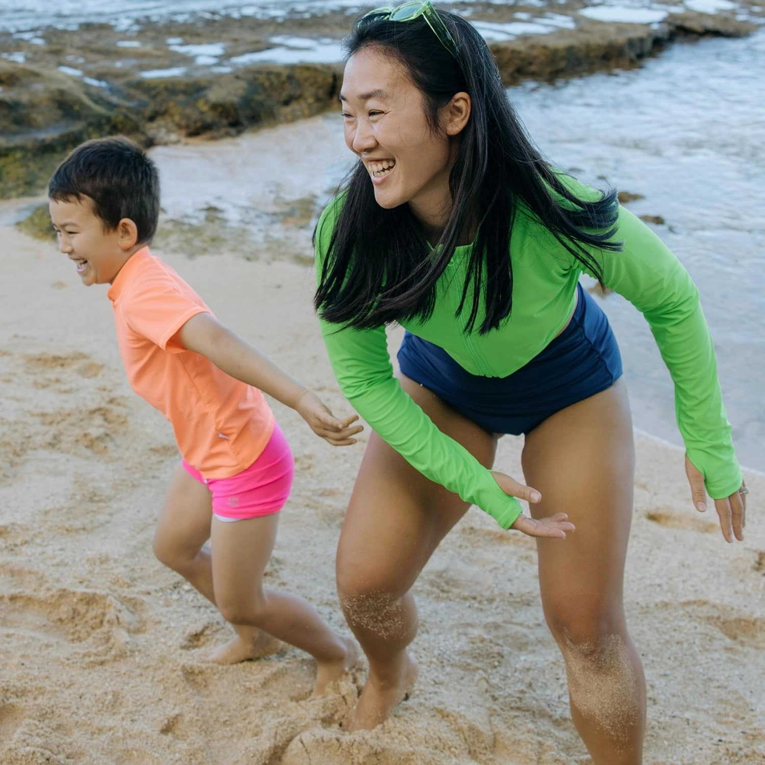 SwimZip UPF 50  Short Sleeve Rash Guard for Boys' and Girls' - Baby, Toddler, Kids