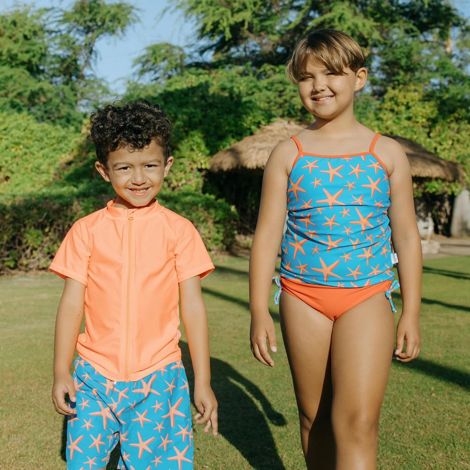SwimZip UPF 50  Short Sleeve Rash Guard for Boys' and Girls' - Baby, Toddler, Kids