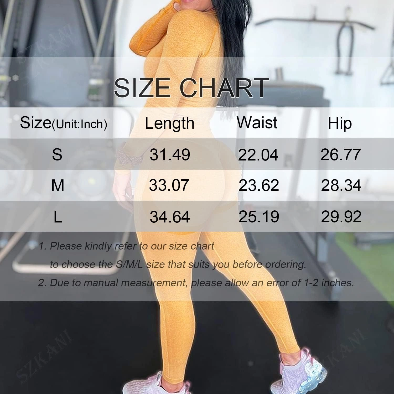 SZKANI Butt Lifting Leggings for Women Booty High Waisted Workout Yoga Pants Scrunch Butt Gym Seamless Booty Tight