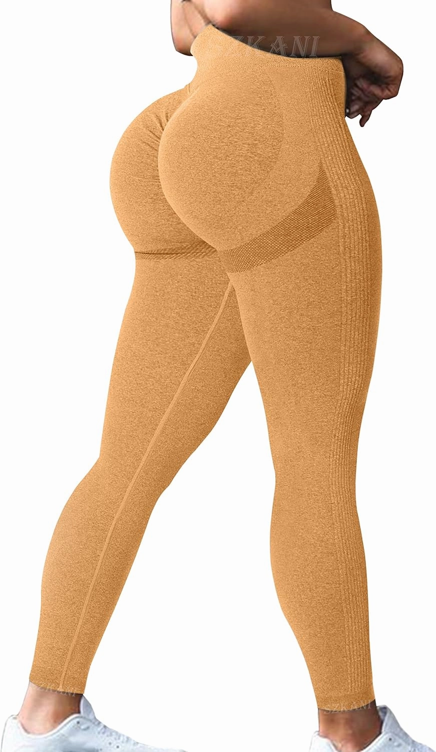 SZKANI Butt Lifting Leggings for Women Booty High Waisted Workout Yoga Pants Scrunch Butt Gym Seamless Booty Tight