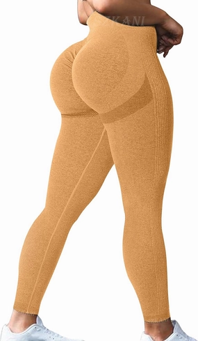 SZKANI Butt Lifting Leggings for Women Booty High Waisted Workout Yoga Pants Scrunch Butt Gym Seamless Booty Tight