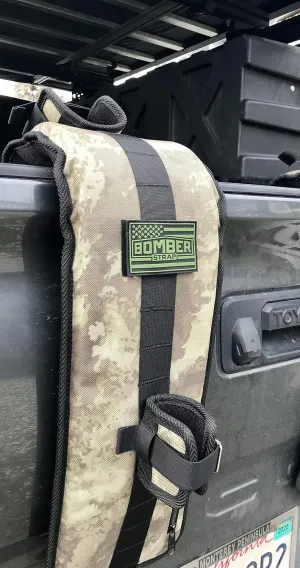 Tailgate Bike Pad - Premium Truck Bed Bike Rack, Easy Install, Camera-Friendly, Secure & Minimalist Design for Solo Riders, Quality Transport Solution for All Bike Models - Desert Camo