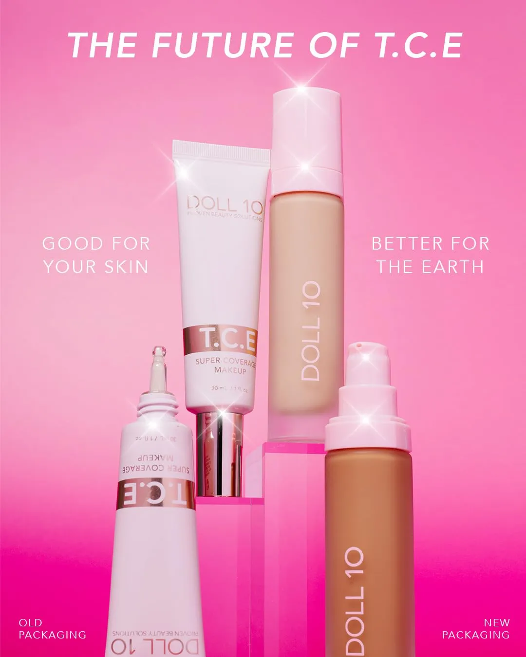 T.C.E This Covers Everything Super Coverage Serum Makeup with Peptides (Rich, One Size)