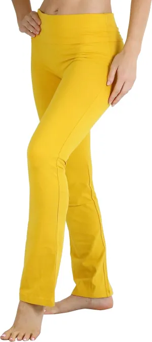 ToBeInStyle Women's Low Rise Sweatpants w/Fold-Over Waistband