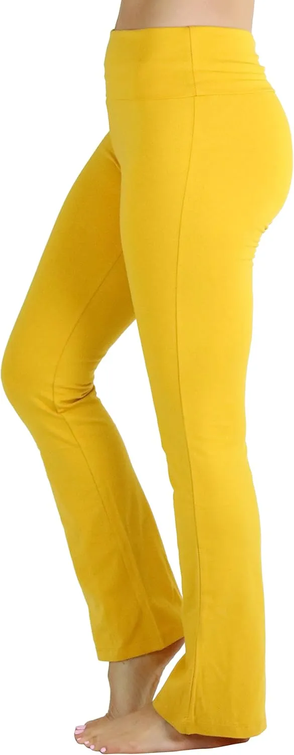 ToBeInStyle Women's Low Rise Sweatpants w/Fold-Over Waistband