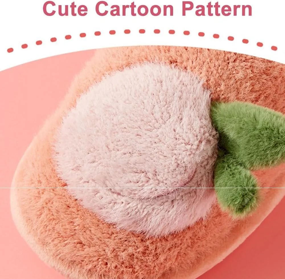 Toddler Boys Girls House Slippers Kids Cute Slippers witjh Memory Foam Plush Warm Winter House Shoes Non Slip for Indoor and Outdoor