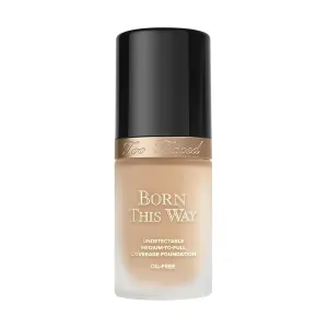 Too Faced Born This Way Natural Finish Longwear Liquid Foundation | Medium-To-Full Coverage | Hydrating   Oil Free, 1.01 fl. oz.