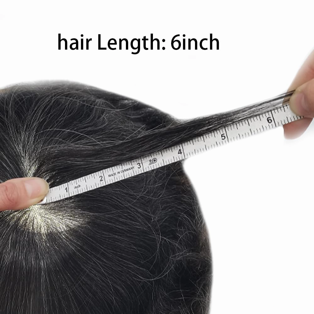 Toupee For Men Real Human Hair Pieces Fine Mono Mens Hair Replacement System French Lace Mens Toupee Hair Piece For Men Hair System For Men 8x10 Medium light density #1B20 1B# OFF BLACK 20% GREY