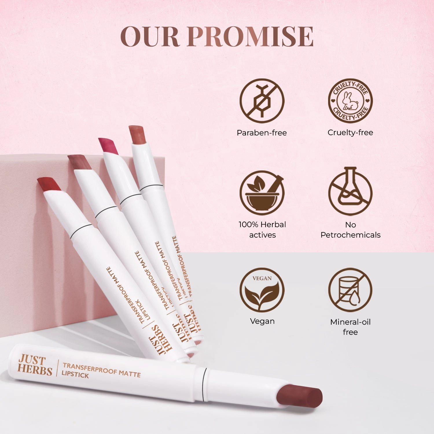 Transferproof Matte Lipstick - Coral Candy