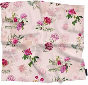 Tropical Flowers Head Scarf Silk Feel Like Bandana Soft for Women Girls…