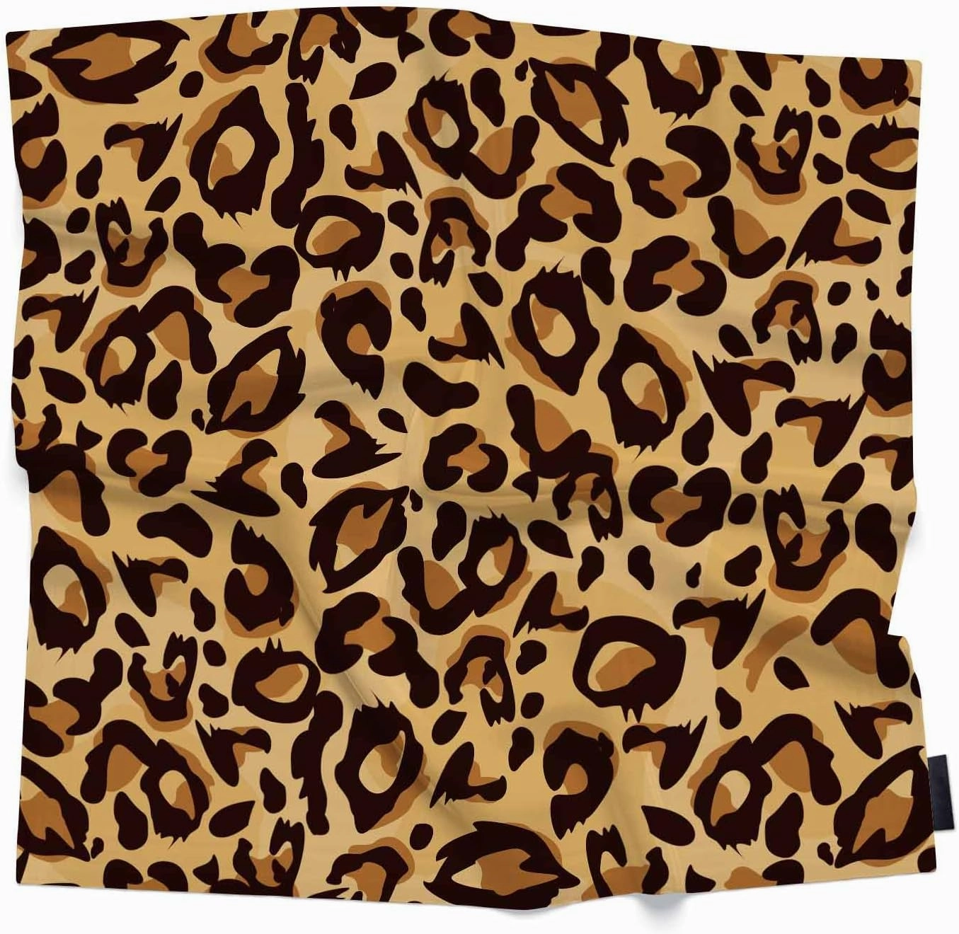 Tropical Flowers Head Scarf Silk Feel Like Bandana Soft for Women Girls…